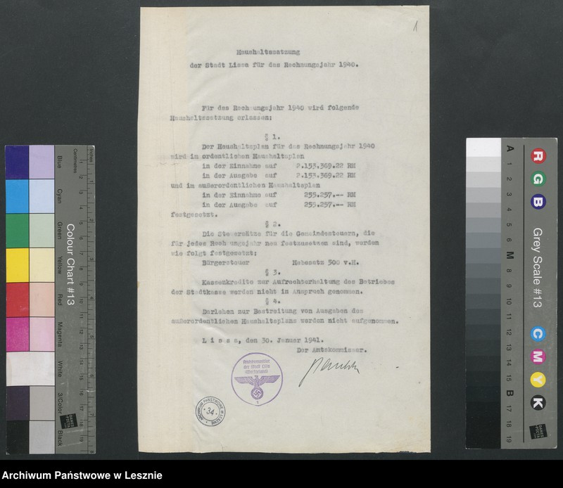 Obraz 4 z jednostki "[Haushaltsplan]"