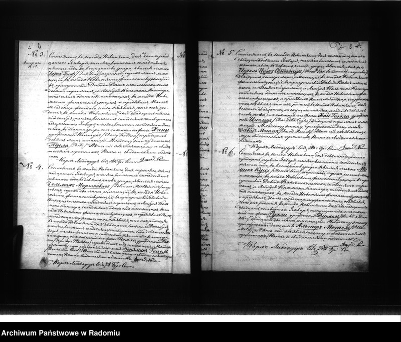 Obraz z jednostki "Księga akt 1875 Nowe Miasto Wyz.[nania] Mojżeszowego"