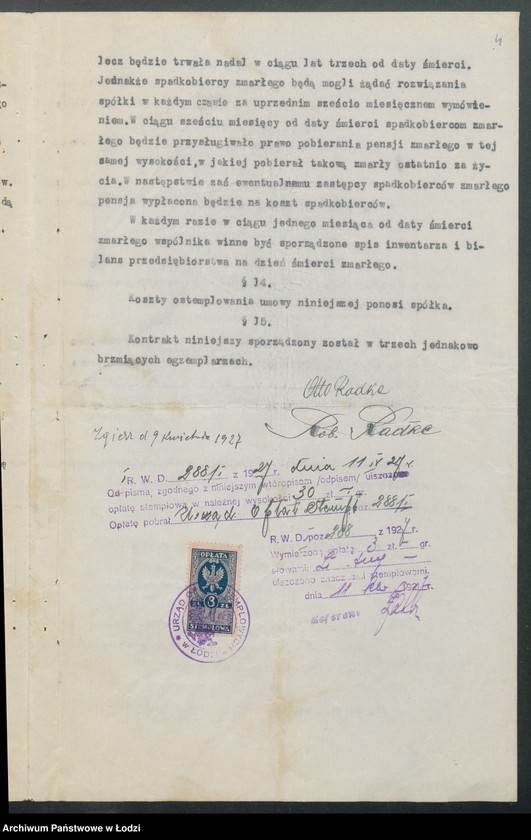 Obraz 6 z jednostki "Otto Radke Bracia Radke- stolarnia mechaniczna"