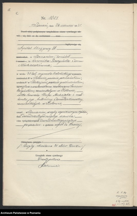 image.from.unit.number "Księga miejscowa zgonów tom III [Rejestr główny zgonów]"