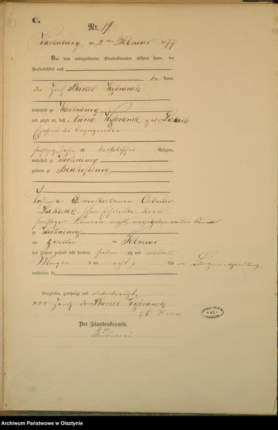 image.from.unit.number "Sterbe-Haupt-Register Nr 1 - 126"