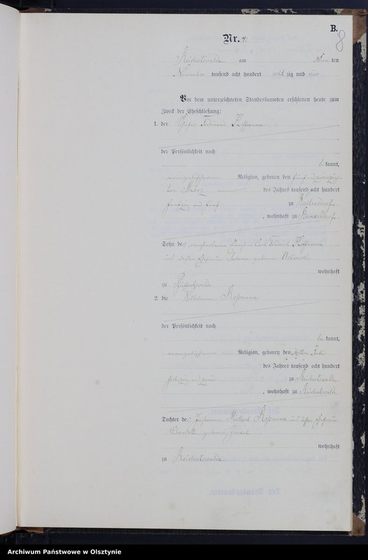 image.from.unit.number "Heiraths-Neben-Register Nr 1 - 9"