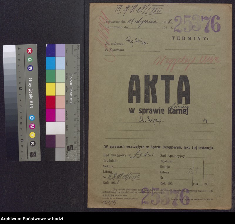 Obraz 2 z jednostki "Mordka Hersz Lipszyc- fabryka wyrobów włókienniczych"