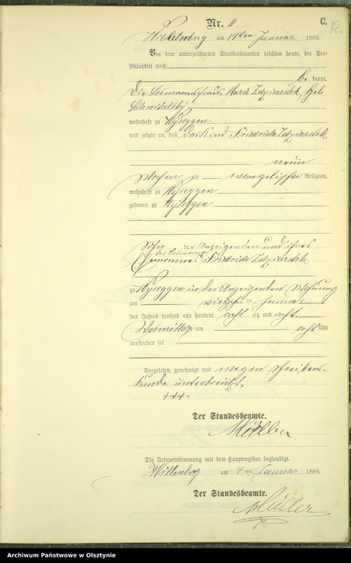 image.from.unit.number "Sterbe-Neben-Register Nr 1 - 152"