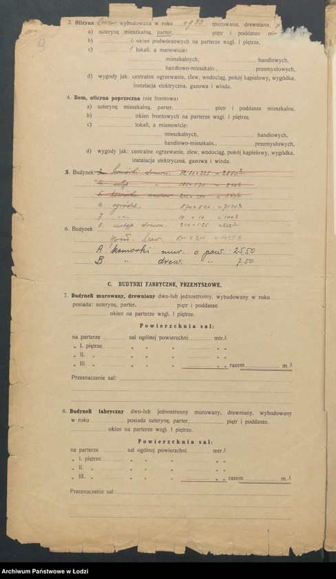 image.from.unit.number "Księga inwentarzowa nieruchomości m. Łodzi ul. Odyńca"