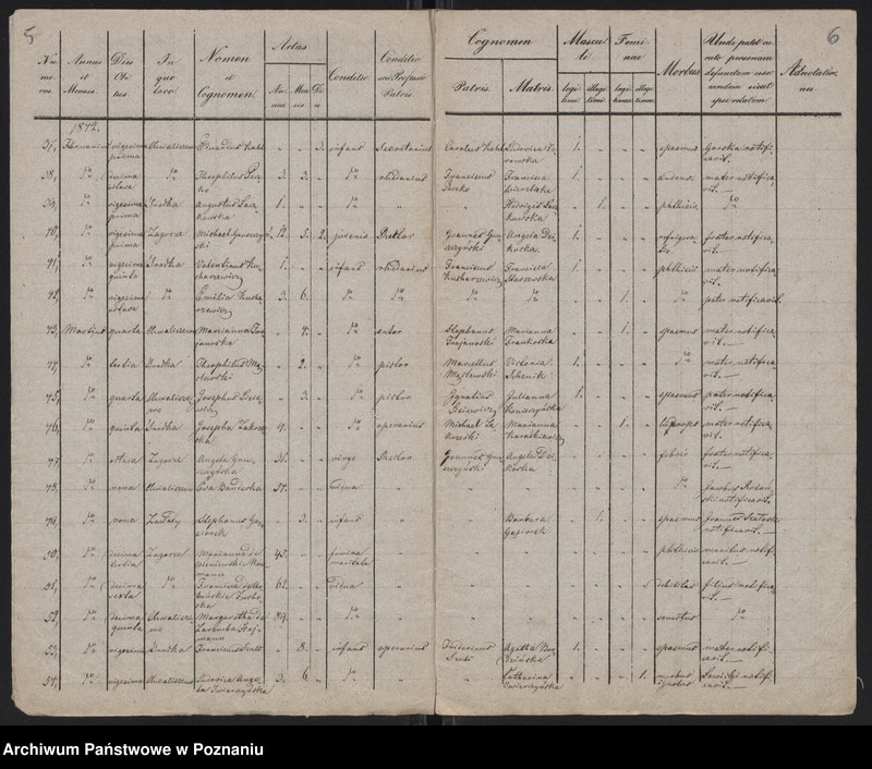 Obraz 5 z jednostki "Spis zgonów"