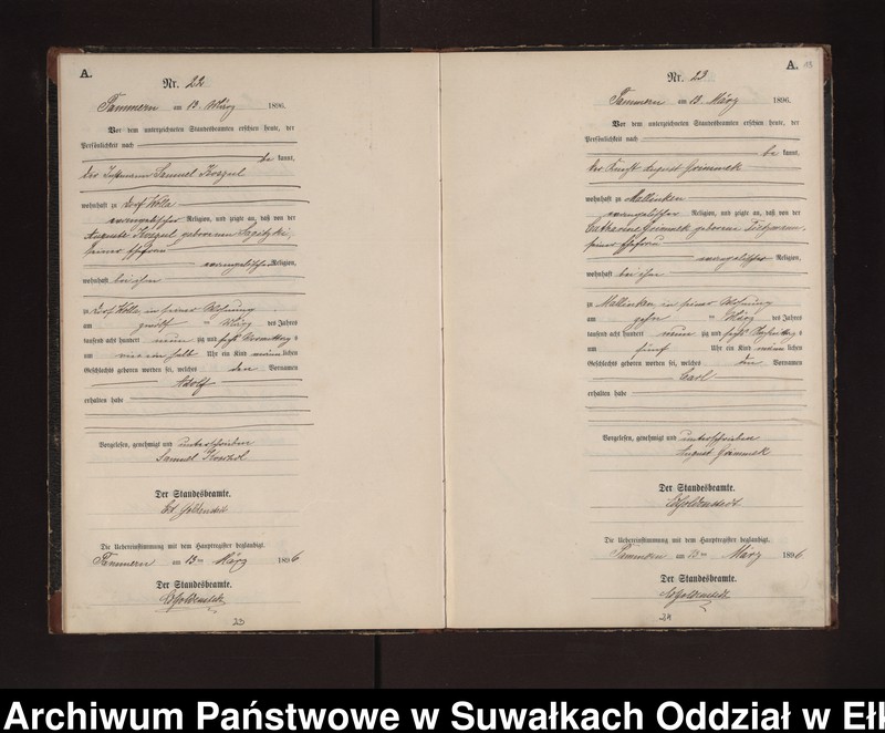 image.from.unit.number "Geburts-Neben-Register des Preussischen Standes-Amtes Neuhoff Kreis Loetzen"