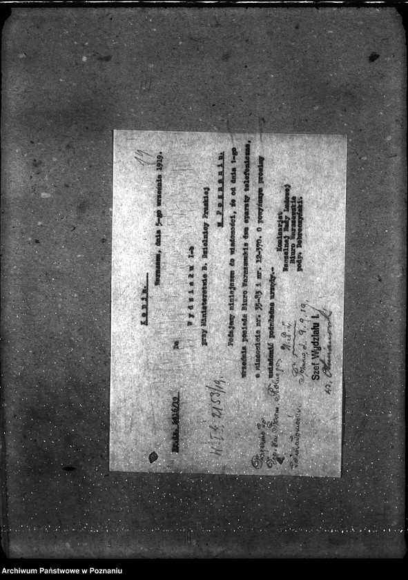 Obraz 19 z jednostki "Korespondencja Kom. Nacz. Rady Ludowej"