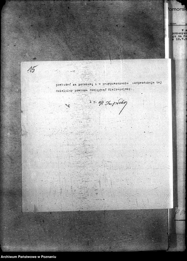 Obraz 20 z jednostki "Sprawy ogólno - administracyjne Mleczarstwo"