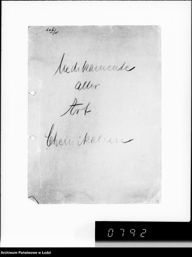 Obraz 5 z jednostki "Medikamente für das Getto"