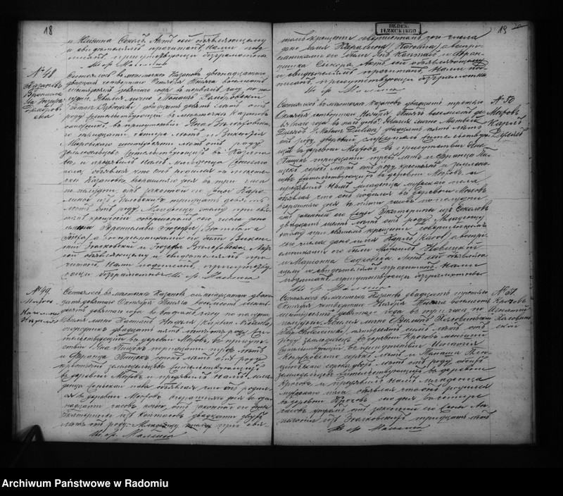 image.from.unit.number "Dublkat aktov o roždenii, brakosočetanii i smerti Kazanovskago prihoda v 1869 godu"