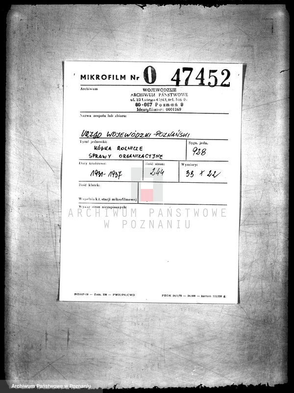 Obraz 2 z jednostki "/Kółko Rolnicze/ sprawy organizacyjne"