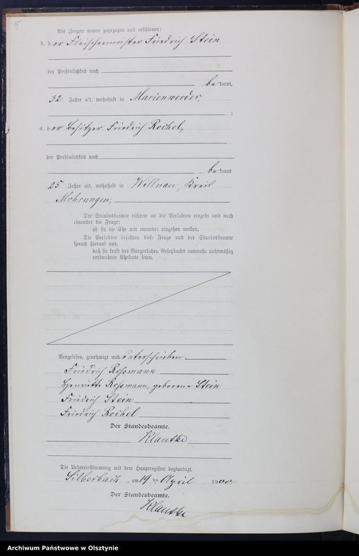 Obraz 7 z jednostki "Heiraths-Neben-Register Nr 1 - 17"