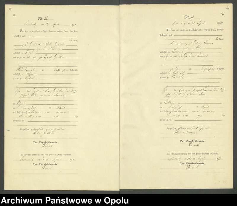 image.from.unit.number "Urząd Stanu Cywilnego Kobylice Księga zgonów rok 1894-96"