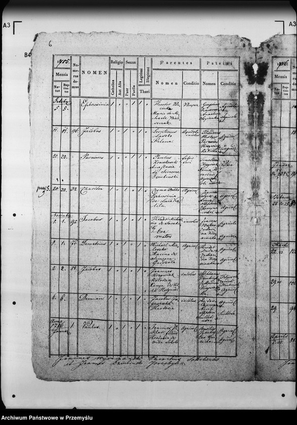 image.from.unit.number "[Kopie ksiąg metrykalnych parafii Sokola z filią Podgać (dekanat Mościska)]"