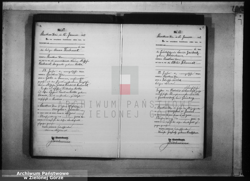 Obraz 11 z jednostki "[Księga aktów zgonów rok 1892 od nr 1 do nr 133]"