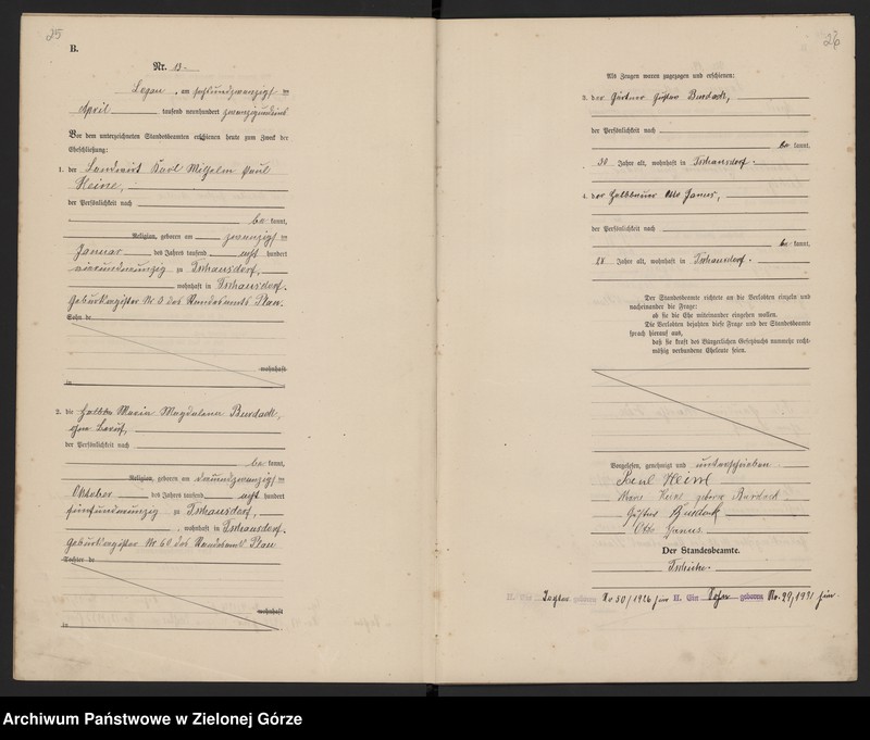 Obraz 15 z jednostki "[Księga małżeństw]"