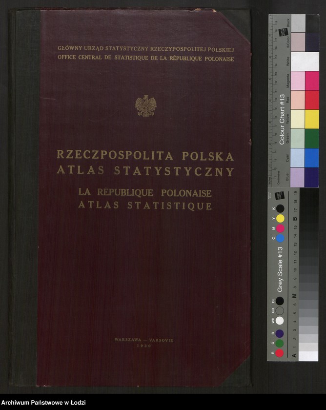 Obraz 2 z jednostki "Rzeczpospolita Polska Atlas statystyczny, Warszawa 1930"