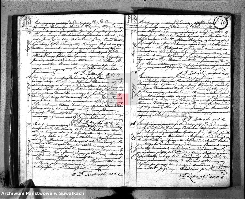 image.from.unit.number "Akta umarłych urzędnika stanu cywilnego gminy wieysieyskiey z 1825 roku"
