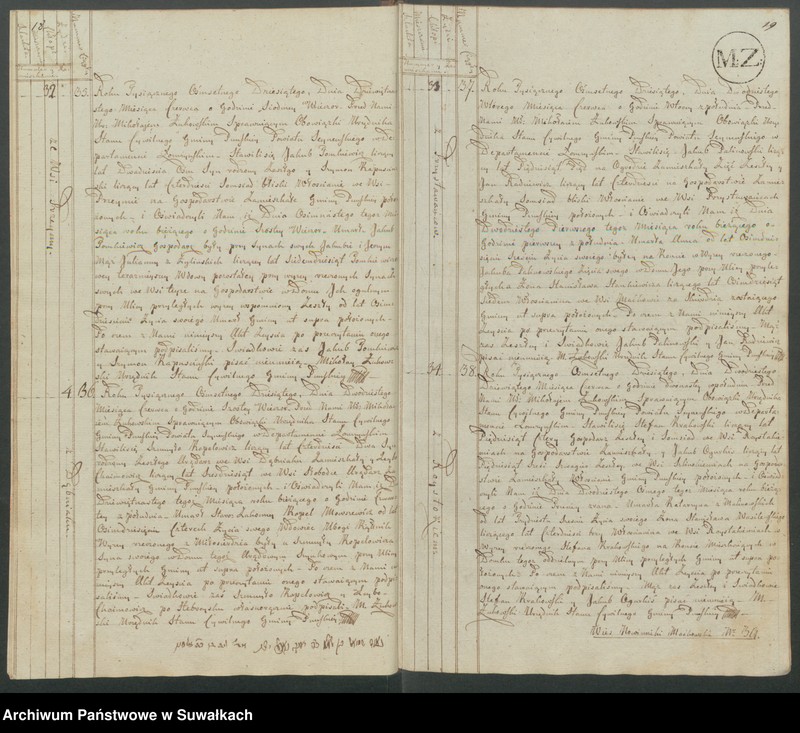 image.from.unit.number "Akta zeszłych gminy puńskiey od 1-go maja 1810"