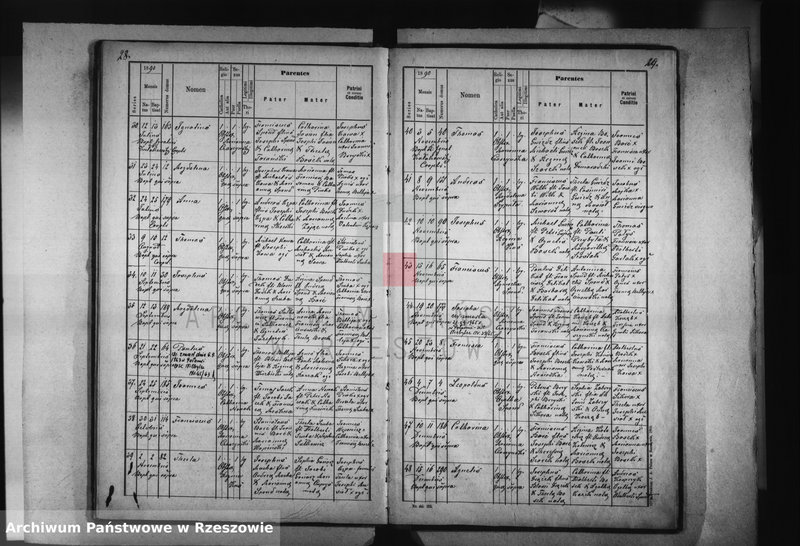 image.from.unit.number "Księga zapowiedzi , małżeństw , urodzeń i zgonów - Połomia, Baryczka, Glinik Charzewski, Glinik Zaborowski, Piekarówka i Wyżne za 1890 rok"