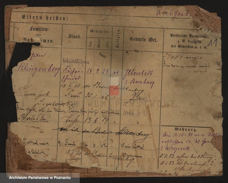 Obraz 11 z jednostki "Klingeberg - Klofik"