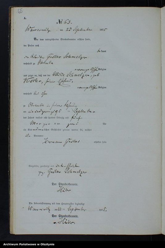 image.from.team "Urząd Stanu Cywilnego w Wielkich Bałówkach pow. nowomiejski"