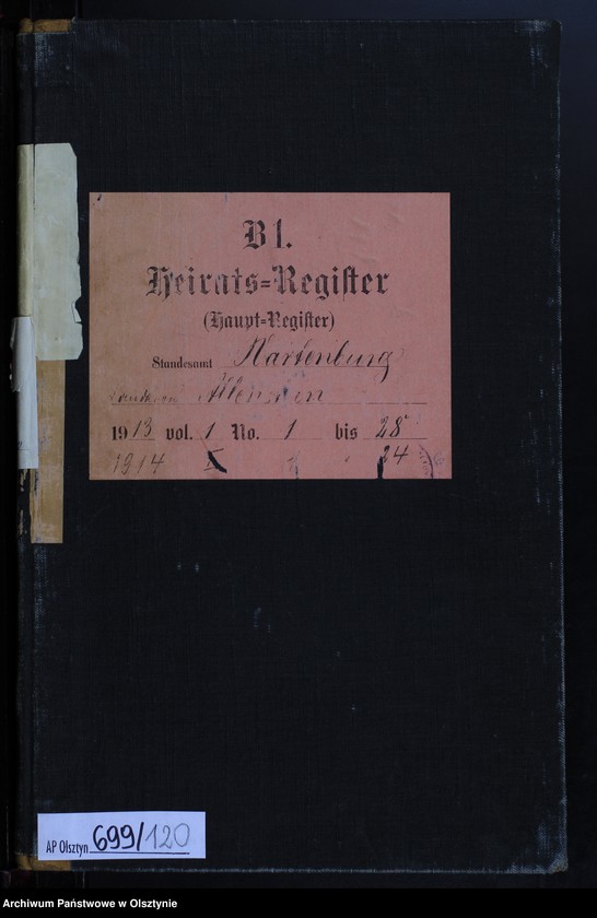 image.from.unit.number "Heirats-Haupt-Register Nr 1 - 28, 1-24"