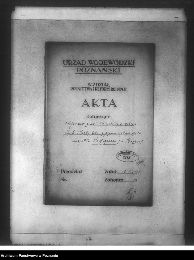 Obraz 4 z jednostki "Odprawy z art. 44 ustawy o wykonaniu reformy rolnej dla byłej służby folwarcznej Podanin powiat chodzieski"