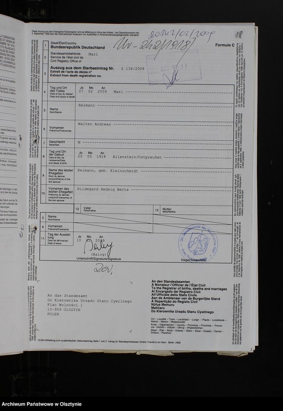 image.from.unit.number "Akta zbiorcze urodzeń z 1918 roku"