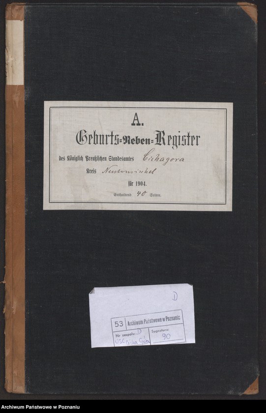 Obraz 2 z jednostki "Geburts-Neben-Register"