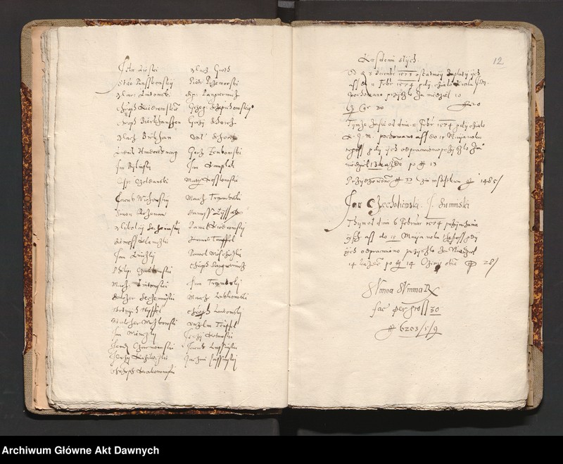 image.from.unit.number "Poczeth Urzednikow Dworzan y innych slug dworu KJM zmarlego którym wedlug decisiey Marschalka ad rationem sluzby zaplata bycz ma dnia 10 Junii Roku 1574 w Krakowie."