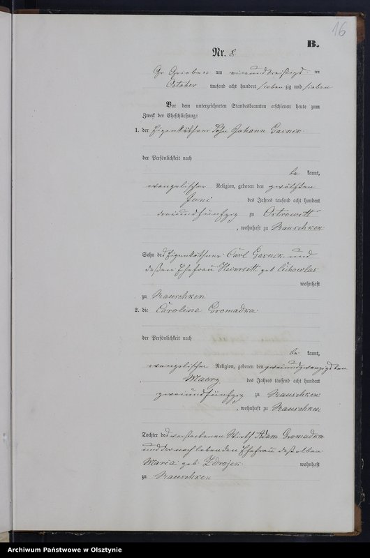 image.from.unit.number "Heiraths-Neben-Register Nr 1 - 16"