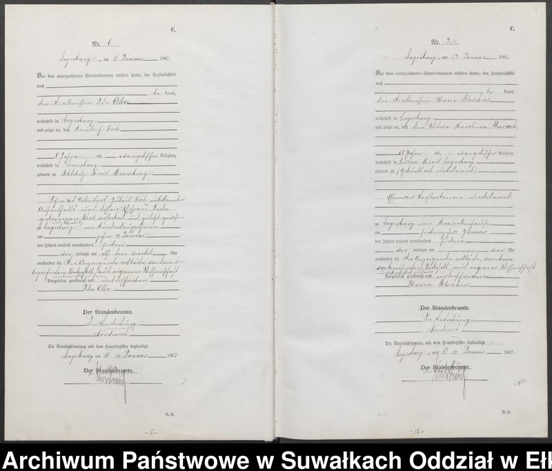 image.from.unit.number "[Sterbe-Neben-Register des Preussischen Standes-Amtes Angerburg Kreis Angerburg]"