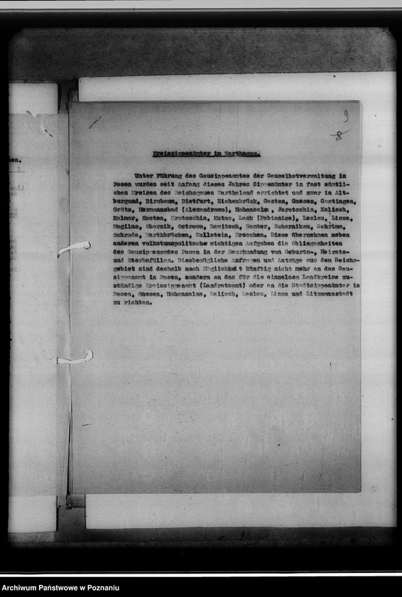 Obraz 13 z jednostki "Allgemeines betreff: Veröffentlichungen über Kreissippenämter"