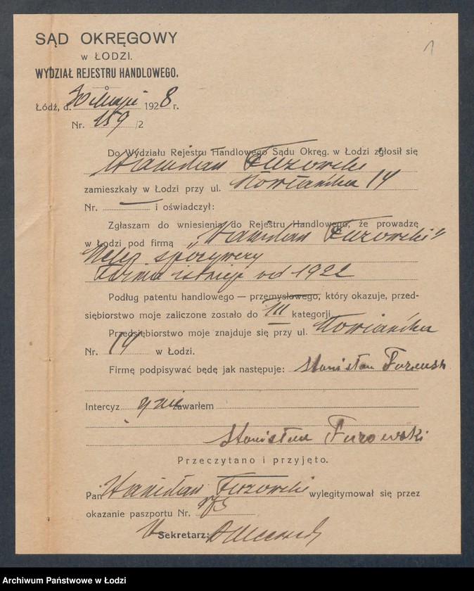 Obraz 3 z jednostki "Stanisław Turowski – sklep spożywczy"