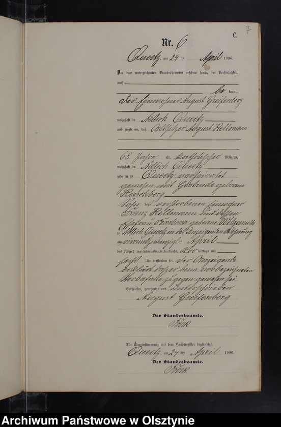 image.from.unit.number "Sterbe-Neben-Register Nr.1-21"