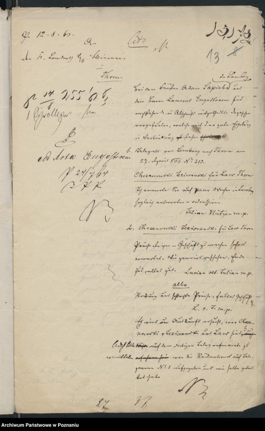 Obraz 16 z jednostki "A. betr. Baron Lorenz Engestroem"