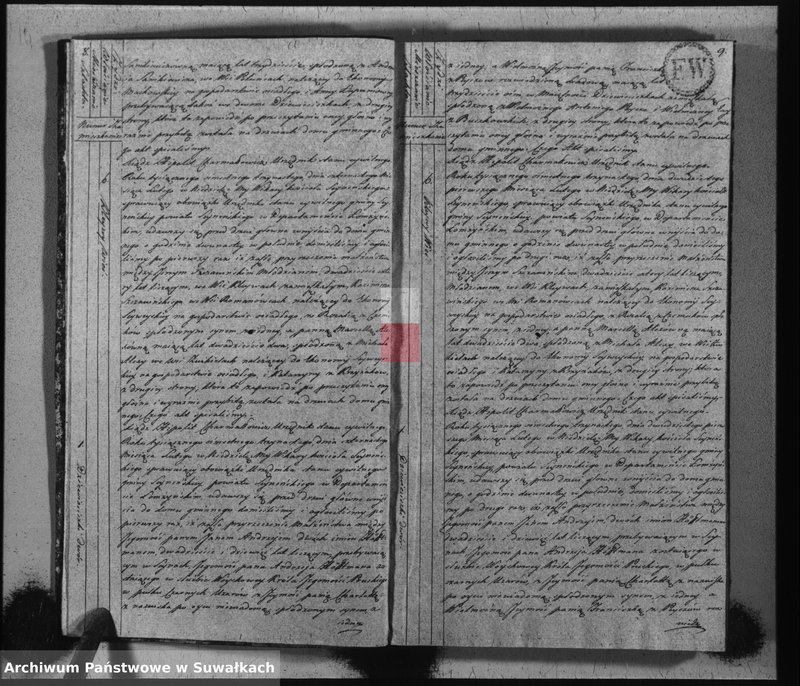 image.from.unit.number "Akta stanu cywilnego zaślubionych w gminie seyneńskiey od 1-go stycznia 1813 roku."