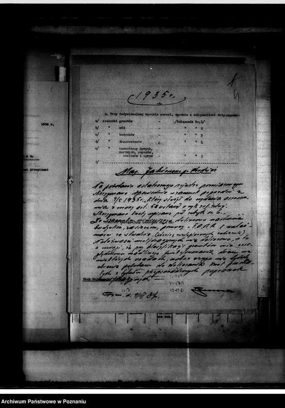 Obraz 7 z jednostki "Operat szacunkowy Jabłonowo powiat chodzieski i tymczasowy rejestr pomiarowy"