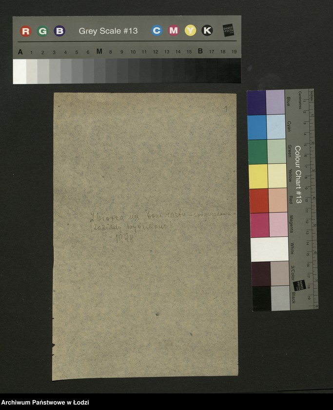 Obraz 2 z jednostki "Sprawozdania zakładów wydzielonych ze zbiórki na Fundusz Budowy Centralnego Domu Partii"