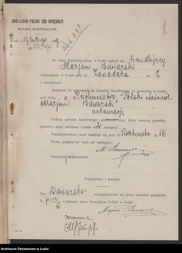 Obraz 3 z jednostki "Kuchmistrz Polski właściciel Marjem Bawarski- restauracja"