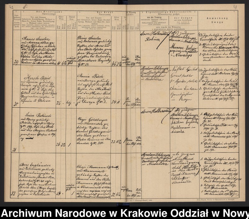 Obraz 16 z jednostki "Księga małżeństw"