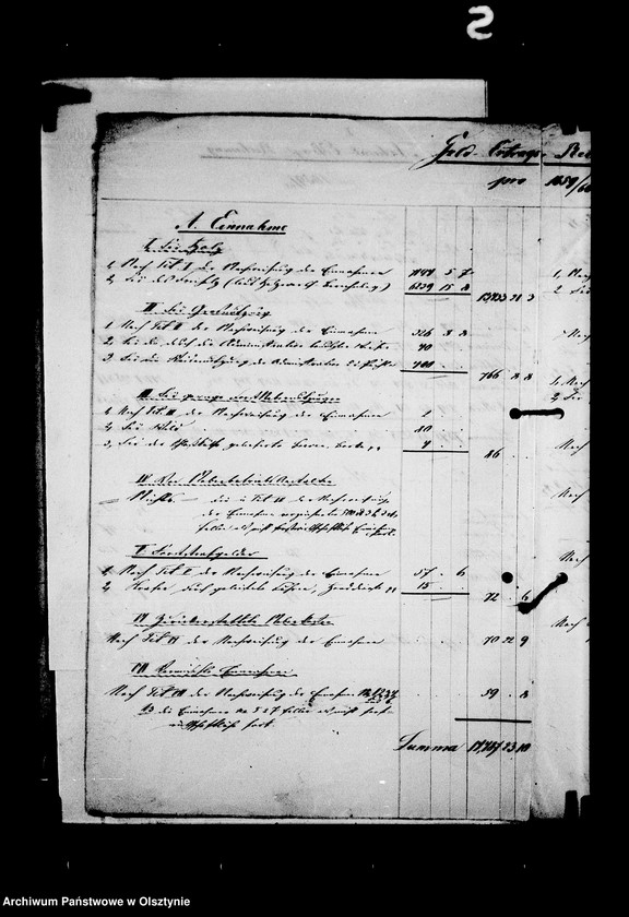 image.from.unit.number "/Fragmente von General-, Jahres- u. Monatsabschlussrechnungen u. Nachweisungen der Lehndorf- Steinortschen Forstverwaltung/"