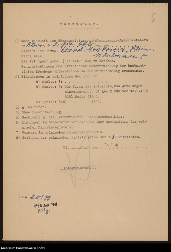 Obraz 7 z jednostki "Izrael Moszkowicz- drobna sprzedaż mięsa"