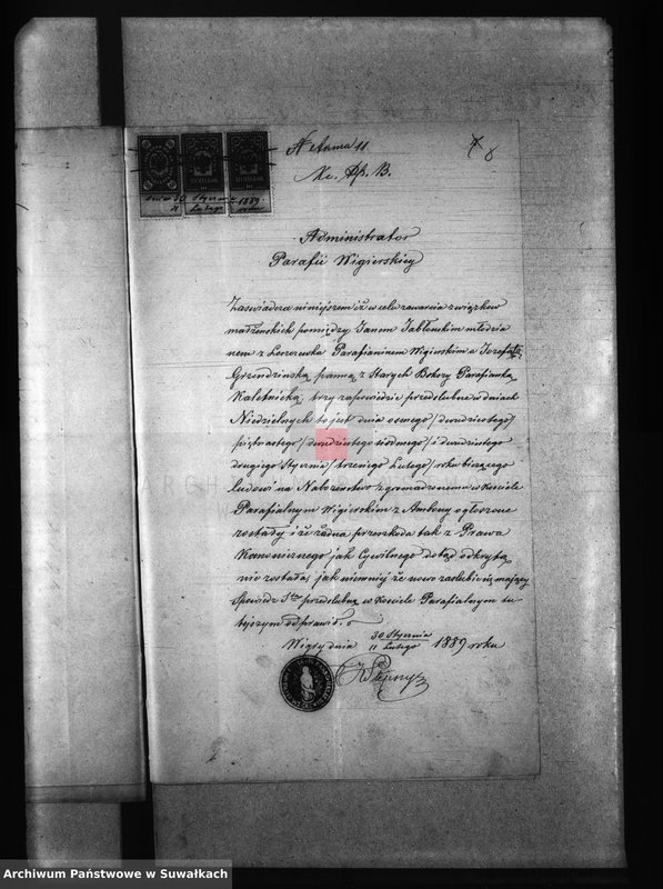 image.from.unit.number "Aneksa brakosočetanija Kaletnikskogo Rimsko-Katoličeskago Prichoda za 1889 god"