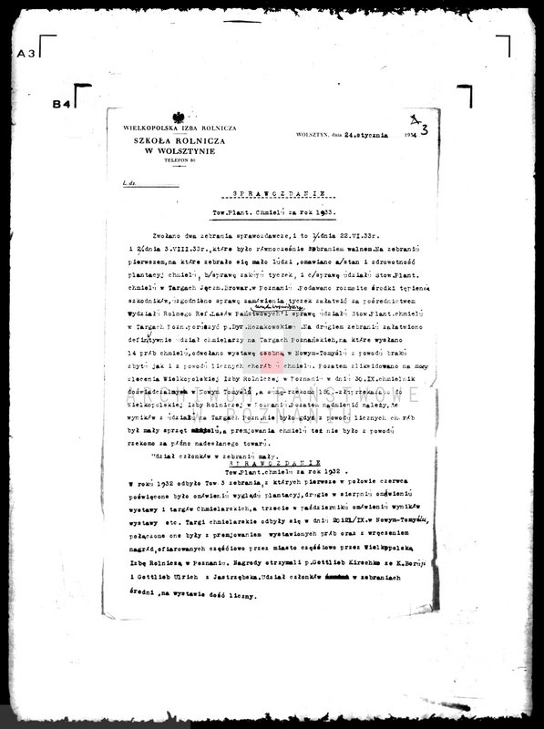 Obraz 8 z jednostki "Związek Plantatorów Chmielu w Nowym Tomyślu"