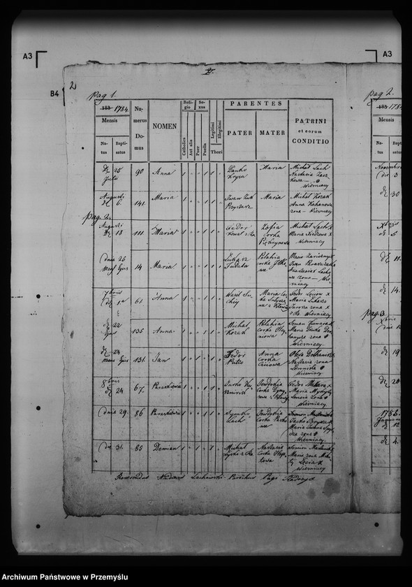 image.from.unit.number "[Kopie ksiąg metrykalnych parafii Radoszyce z filią Osławica (dekanat Łupków)]"