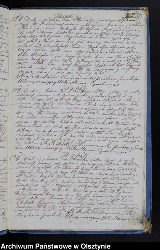image.from.unit.number "Duplikat Aktów Urodzenia, Zaślubień, Zejścia z Parafii Grzebskiej z Roku 1867"