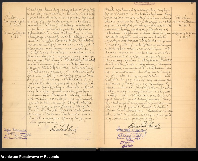 Obraz 4 z jednostki "[Duplikat akt zaślubionych parafii św. Jana w Radomiu za 1928 r.]"